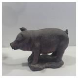 Decorative pig figure 5.5in tall 8.5in long