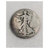 1933 silver walking liberty half dollar