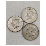 1966 and 1967 Kennedy half dollars