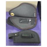 3 handgun holsters sizes 6 & 7