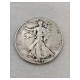 1944 silver walking liberty half dollar