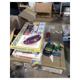 Sears Electric road racer set & hangman game for