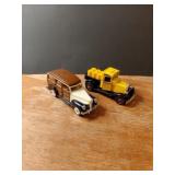 A PAIR OF OLD DIE CAST TRUCKS,CARSVERY NICE FOR