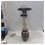 Handlan brass wall hanging oil lamp 19in long