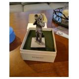 1975 pewter Franklin mint figurine in box