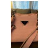 Women's pink croc prada bag. Not authentic. But a