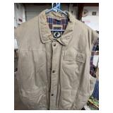 Boston Traders with plaid flannel lining,