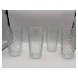 Four colonial Whitehall pattern glasses, 6 inch