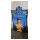 Camel Turkish gold cigarettes advertising metal