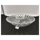 Fostoria colonial 7 x 3 three toad dish with