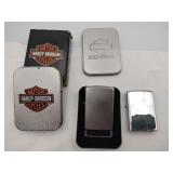 Harley-Davidson empty box 2 Zippo lighters