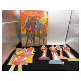 Malibu, Barbie and friends, paper dolls