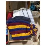 Assortment of winter gloves, hats and scarfs Uggs