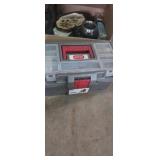 Keter plastic tool box with c9ntents