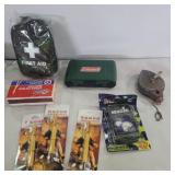 Magic cards, matches, first aid and more