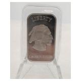 Indian/ Buffalo .999 fine silver 1oz bar
