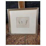 Harold Altman original etching. Marked '9/50.'