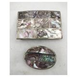 Hazzitall Kokomo ind inlay belt buckle