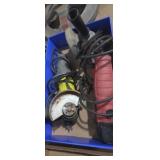 3 angle grinder,  ryobi , black and decker and