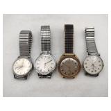 4 Timex men's watches