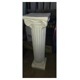 Ceramic/chalkware roman column style splanter