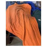 Orange Harley Davidson motor cycles sleeveless