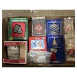 Christmas ornaments, mug, and more