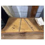 Wooden trapezoidal hammered dulcimer 44 x 19 x 5'