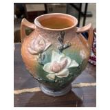Roseville Pottery Magnolia double-handled vase