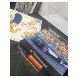 1991 Simpsons calendar and 2019 hotrod calendar