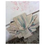 multi-panel abstract acrylic painting on canvas