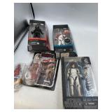 5 Star Wars action, figures