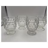 Four vintage Indiana glass colony Whitehall,