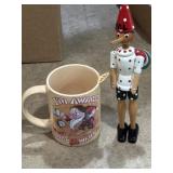 Mastro Geppetto Pinocchio & Disney Grumpy mug