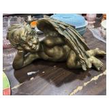 16' resin resting cherub figure