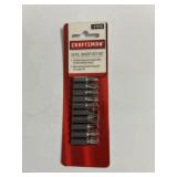 Craftsman 10 pc assorted insert bit set