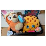 Bluey Easter & Shopkins plush & lunch box