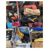 Take all power tools, hand tools, toolboxes,