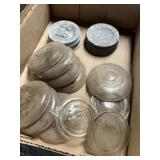 Variety of mason jar lids, and inserts