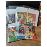 6 VERY OLD ADYLT COMICSGALS AND GAGS,CARTOON