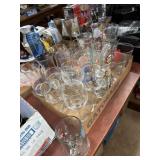 Royal Caribbean tall glass tumblers, Coca-Cola