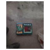 Pocket pool and wooden writing box gift set