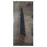 Large wood hand saw with 48in blade