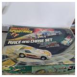 Matchbox speed track electric car set does have