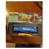 One train engine in box