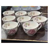 8 Johnson Bros. teacups made in England, some