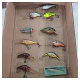 Assorted fishing lures