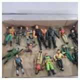 Assorted action figures