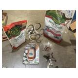 Soil pH meter, butterfly seed kit, frog wind