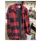 Carhartt button front flannel long sleeve shirt,